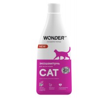 Wonder lab экошампунь для мытья кошек 550 г