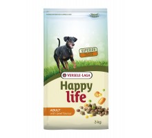 Корм Happy Life (Versele-Laga) для собак, со вкусом говядины 15 кг