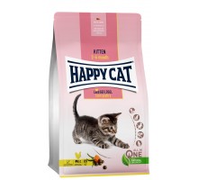 Happy cat сухой корм для Котят Домашняя Птица Киттен 1,3 кг