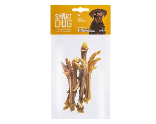 Smart Dog лакомства куриные лапы, 5 шт. 50 г