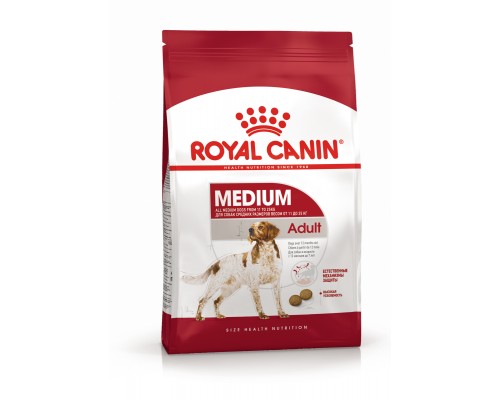 Корм Royal Canin для взрослых собак средних размеров: 11-25 кг, 1-7 лет,  3 кг