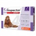 Inspector  Quadro капли на холку для собак весом 10-25 кг от клещей, насекомых, глистов 2.5 мл