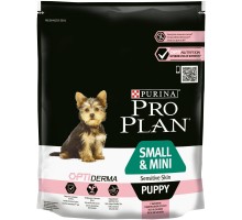 Корм Purina Pro Plan для щенков мелких и карликовых пород с чувствительной кожей, с высоким содержанием лосося 3 кг