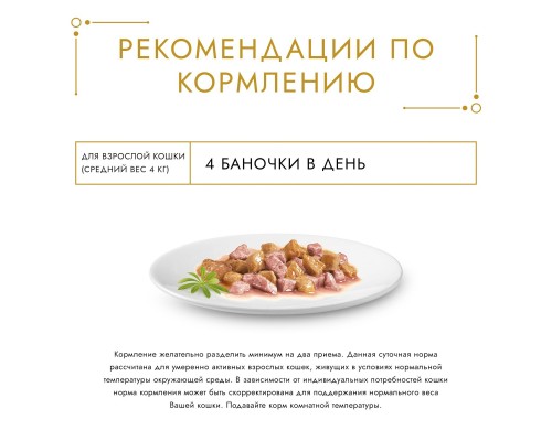 Gourmet кусочки в соусе для кошек с лососем и цыпленком