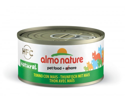 Almo Nature (консервы) консервы для кошек с тунцом и сладкой кукурузой, 75% мяса