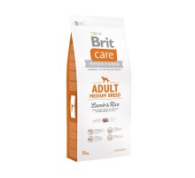 Корм Brit  Care  для взрослых  собак средних пород (10-25 кг), с ягненком и рисом 1 кг