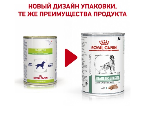 Royal Canin (вет. паучи) консервы для собак при сахарном диабете 410 г