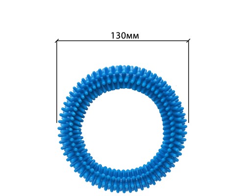 Tappi игрушка для собак Кольцо с шипами, голубое ? 155мм
