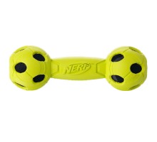 Nerf Dog гантель с отверстиями и пищалкой 17.5 см