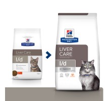 Hill's Prescription Diet l/d Liver Care сухой диетический, для кошек при заболеваниях печени, с курицей