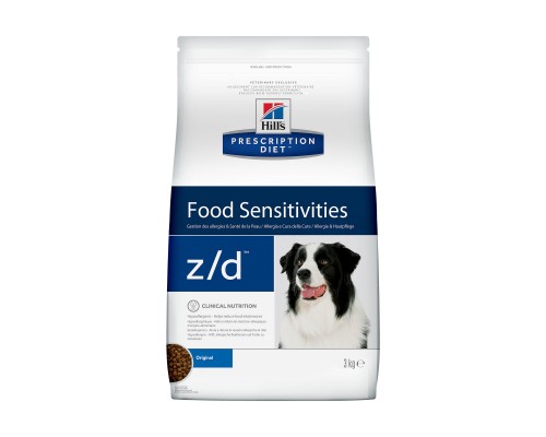 Hill's Prescription Diet z/d Food Sensitivities для собак при пищевой аллергии, диетический гипоаллергенный