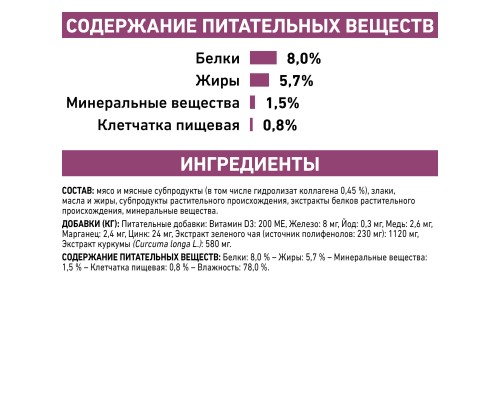 Royal Canin (вет. паучи) консервы для собак при заболеваниях опорно-двигательного аппарата 400 г