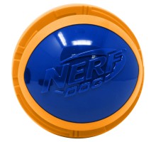 Nerf Dog мяч из вспененной резины и термопластичной резины, 10 см (серия "Мегатон"), (синий/оранжевый) 380 г