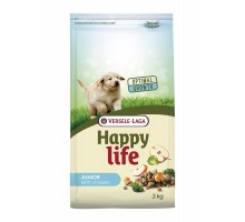 Корм Happy Life (Versele-Laga) для щенков с курицей 10 кг