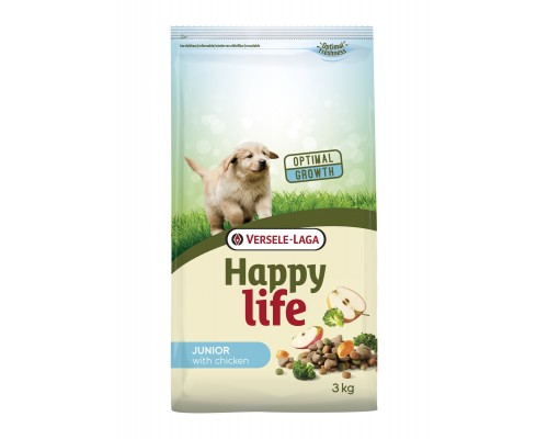 Корм Happy Life (Versele-Laga) для щенков с курицей 10 кг