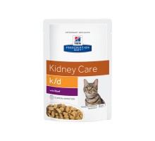 Hill's вет.консервы  Prescription Diet k/d Kidney Care влажный диетический корм для кошек при хронической болезни почек, с говядиной