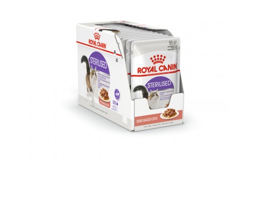 Royal Canin кусочки в соусе для кастрированных кошек 1-7лет