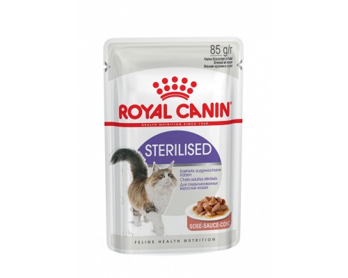 Royal Canin кусочки в соусе для кастрированных кошек 1-7лет