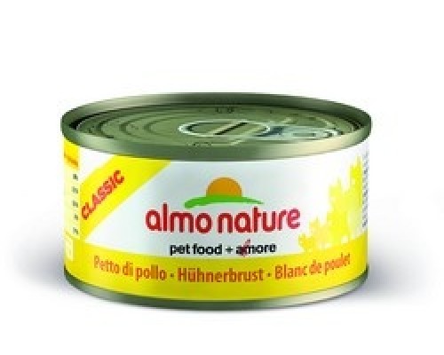 Almo Nature (консервы) консервы для кошек с куриной грудкой, 55% мяса