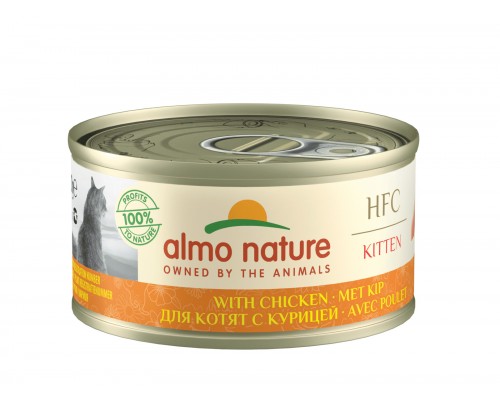 Almo Nature (консервы) консервы для котят, с курицей 70 г