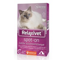 Relaxivet relaxivet Капли Spot-on успокоительные, 4 пипетки по 0,5мл 20 г