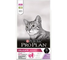 Корм Purina Pro Plan для взрослых кошек с чувствительным пищеварением или особыми предпочтениями в еде, с высоким содержанием индейки 3 кг