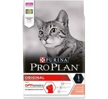 Корм Purina Pro Plan для взрослых кошек, с высоким содержанием лосося 1,5 кг