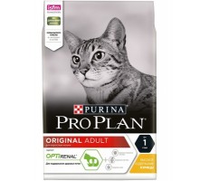 Корм Purina Pro Plan для взрослых кошек, с высоким содержанием курицы 3 кг