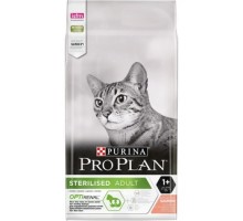 Корм Purina Pro Plan  для взрослых стерилизованных кошек и кастрированных котов, с высоким содержанием лосося 3 кг