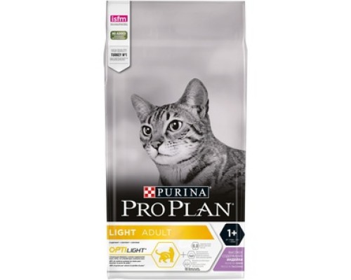 Корм Purina Pro Plan для взрослых кошек с избыточным весом и склонных к полноте, с высоким содержанием индейки 400 г