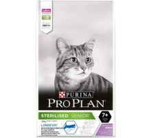 Корм Purina Pro Plan для стерилизованных кошек старше 7 лет, с высоким содержанием индейки 1,5 кг