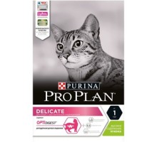 Корм Purina Pro Plan для взрослых кошек с чувствительным пищеварением или с особыми предпочтениями в еде, с высоким содержанием ягненка 3 кг