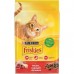 Корм Friskies для взрослых кошек, с мясом, курицей и печенью 10 кг