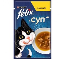 Felix суп для кошек, с курицей