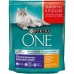 Корм Purina One для стерилизованных кошек и кастрированных котов, живущих в домашних условиях, с высоким содержанием курицы и цельными злаками 1,5 кг