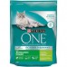 Корм Purina One сухой корм для взрослых кошек, живущих в домашних условиях, с высоким содержанием индейки и цельными злаками 1,5 кг