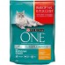 Корм Purina One сухой корм для взрослых кошек, с высоким содержанием курицы и цельными злаками 200 г