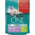 Корм Purina One для взрослых кошек с чувствительным пищеварением и разборчивым вкусом в еде, с высоким содержанием индейки и рисом 200 г