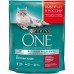 Корм Purina One для взрослых кошек, с высоким содержанием говядины и цельными злаками 750 г