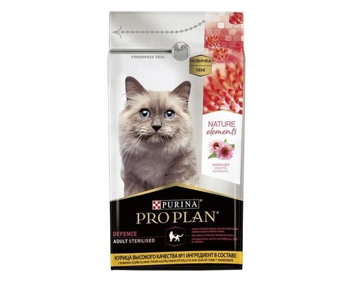 Корм Purina Pro Plan  Nature Elements для кастрированных кошек, с курицей 7 кг