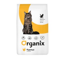 ORGANIX сухой корм для кошек крупных пород 1,5 кг